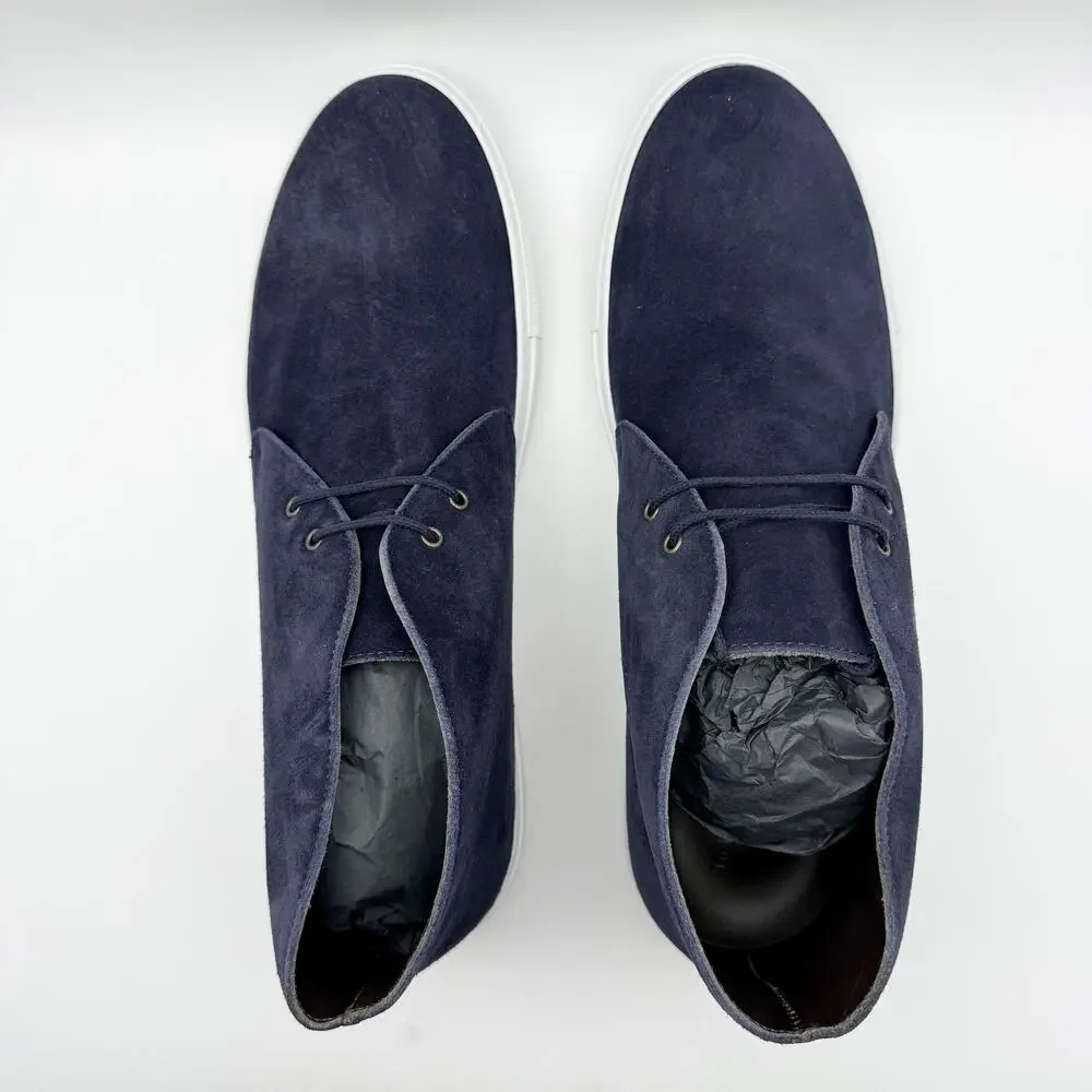 To Boot New York Mens Woodrow Chukka Boots Size 11M EU 44 Navy Blue Leather NIB